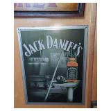 Jack Daniel's Metal Bar Sign