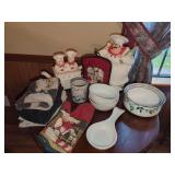 Assorted Kitchenware and Campbell's Soup Collectibles