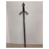 Decorative Knight Hilt Sword with 23 Inch Blade