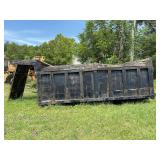Dump Body Trailer with Metal Debris