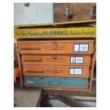 Partsmaster Hardware Drawer Cabinet with Assorted Electrical Terminals and Retaining Rings