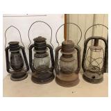 Assorted Dietz and Lamplight Farms Lanterns