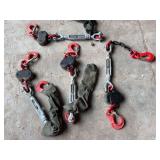 Peck and Hale Model SM1700 Shock Mitigator Tie Down Assemblies with Turnbuckles