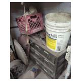 Industrial Storage Cabinet with Multi-Drawer Configuration and Mixed Hardware