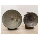 Pair of Autolite Carbide Mining Lamps