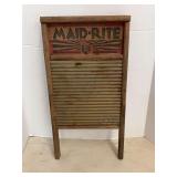 Maid-Rite Brass No. 2062 Washboard by Columbus Washboard Co.