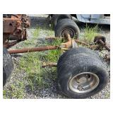 Ford Dually Rear Axle Assembly with Driveshaft and Leaf Springs