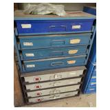 Metal Storage Cabinets with Automotive Hardware and Fasteners