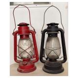 Two Lamplight Farms Lamp Oil Lanterns