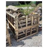 Wooden Pallet Crates with Natural Stone Content