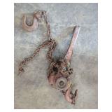 Lever Hoist with Chain and Hooks