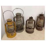 Dietz Lanterns Assortment Including D-Lite and Little Wizard Models