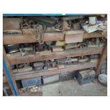 Industrial Storage Shelving with Hardware and Audio Units