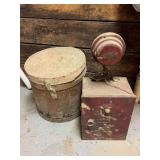 Autocall Industrial Signal Unit and Wooden Stave Bucket