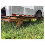 Industrial Steel Transport Cart with Heavy-Duty Casters