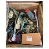 Military HEMAT Tie Down Straps in Wooden Crate