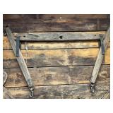Wooden Doubletree Harness Yoke with Iron Hardware