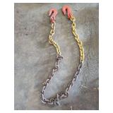 Heavy Duty Rigging Chain with Forged Hooks