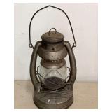 Blue Grass Air Pilot Metal Kerosene Lantern with Embury Glass Globe