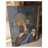Gillian H. Brown Original Oil on Canvas Figural Painting