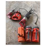 Assorted Power Tools and Portable Work Lights