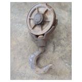 Cast Iron Industrial Pulley Block with Swivel Hook