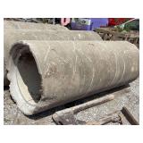 Concrete Pipe, Approximately 30 Inch Inside Diameter x 8 Foot Long