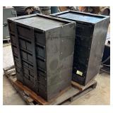 Industrial Steel Multi-Drawer Parts Cabinet Set