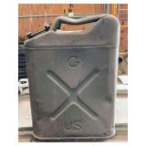US Military Olive Drab Fuel Canister