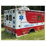 Laurel County Ambulance Box Body with Interior Cabinets and Exterior Storage Compartments