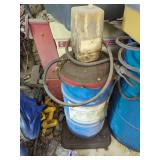 Chevron Ultra-Duty Grease Drum with Pneumatic Pump System