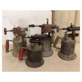 Turner Brass Works Blow Torches Set of Four