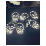 HALLOWEEN CLASSICS TWINKLING LED SKULLS-