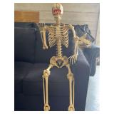 NEW 5 FT POSABLE SKELTON EYES LIGHT UP
