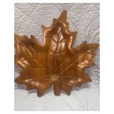 NEW LEAF SHAPED WOODEN BOWL