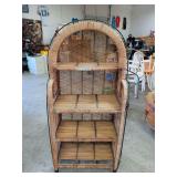 WICKER SHELF 30X17X65
