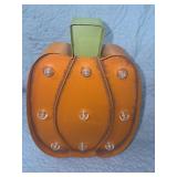 METAL LIGHTED PUMPKIN