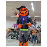 10 FT TALL GRIM REAPER PUMPKIN AIRBLOWN INFLATABLE LIGHTS UP