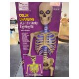HOME ACCENTS HOLIDAY- COLOR CHANGING LED 12ft SKELLY LIGHTING KIT