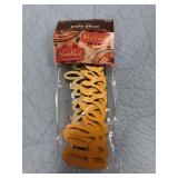 NEW IN PACKAGE 5 BLESSED, 5 THANKFUL FALL PARTY PLATE DECOR