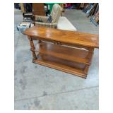 OAK SOFA TABLE 57X16X27