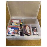 BOX OF RACING CARDS.