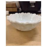 VINTAGE MILK GLASS DISH