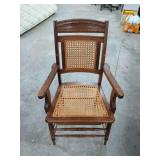 VINTAGE CANE BOTTOM CHAIR