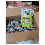 12 BAGS OF FREEZE DRIED SOUR SPHERES CANDY
