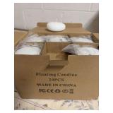 BOX OF 24 FLOATING CANDLES