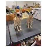 2-SKELETON HALLOWEEN CATS