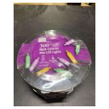 HOME ACCENTS HOLIDAY- 300 MULTI-COLORED HALLOWEEN  LIGHTS