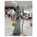 7 FT ANIMATED LETHAL LILY THE WITCH