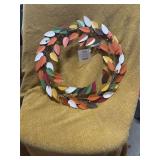 METAL FALL WREATH